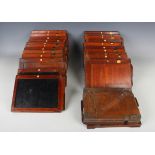 A collection of twenty-five mahogany camera plate holders.Buyer’s Premium 29.4% (including VAT @