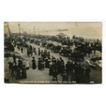 A photographic postcard titled 'The Opening of Kings Road, Brighton, July 22 1910'.Buyer’s Premium