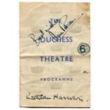 THEATRE PROGRAMMES. A collection of theatre programmes and small group of theatrical ephemera,