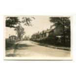 A collection of approximately 40 postcards of Leicestershire, including photographic postcards