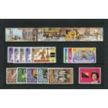 An accumulation of various albums of stamps Great Britain first day covers, Switzerland, Luxembourg,
