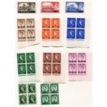 A collection of British Commonwealth stamps in three albums, a box file, packets and album leaves,