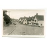 A collection of approximately 54 postcards of Suffolk, including photographic postcards titled 'High