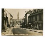 A collection of approximately 45 postcards of Lincolnshire, including photographic postcards