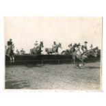 PHOTOGRAPHS. Three albums containing approximately 725 photographs of military, horse-racing,
