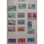 A collection of world stamps in an Ideal Album Vol. 2, 1915-1930, together with two further