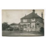 A collection of 16 photographic postcards of Sussex, including photographic postcards titled '