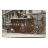 A collection of 12 postcards of Brighton and Hove, including photographic postcards titled 'First