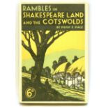 GUIDEBOOKS. A collection of British travel guides and souvenir pamphlets, including 'Rambles in