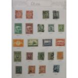 A collection of world stamps in five albums with British Commonwealth, Hong Kong, China and