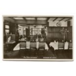 A collection of 19 postcards relating to restaurants and hotels in London, including photographic