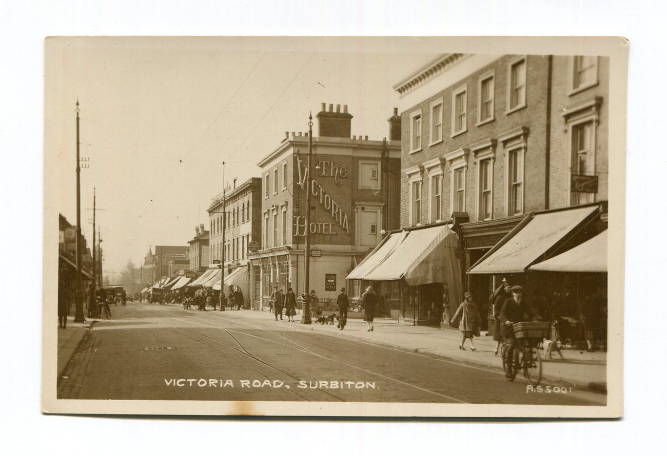 A collection of 21 postcards of Surbiton, South West London, including photographic postcards titled