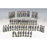 A collection of Britains lead figures of Grenadier Guards, within two No. 312 boxes, together with a