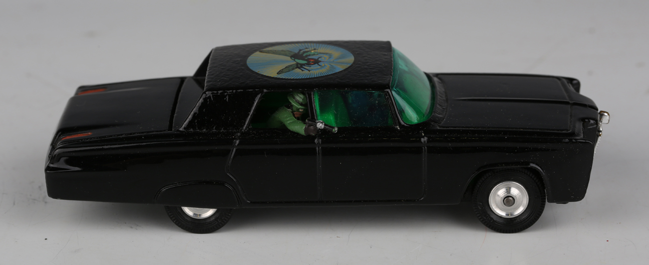 A Corgi Toys No. 268 The Green Hornet's Black Beauty, boxed with diorama, one missile and three - Image 9 of 9