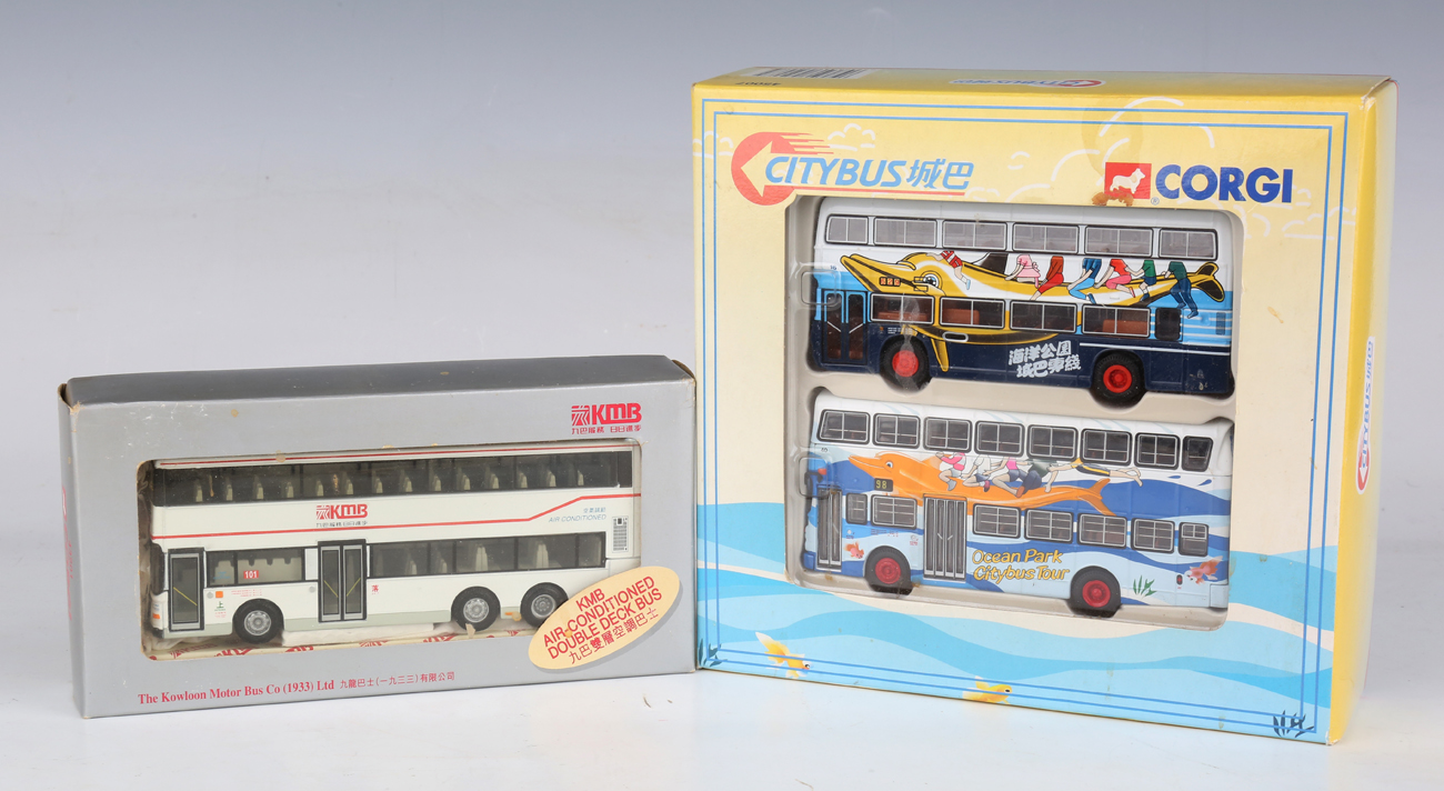 Twenty-seven Corgi Classics collectors' buses and double-deck buses in various Hong Kong liveries, - Image 6 of 35