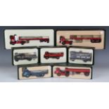A collection of Corgi limited edition vehicles, including a CC86610 The Eddie Stobart Story, three