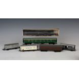 A Replica Railways gauge OO No. 12594 suburban 3-car set, BR Southern green, boxed, together with