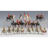 A good collection of Britains lead soldiers, including lancers and Life Guards, some boxed or with