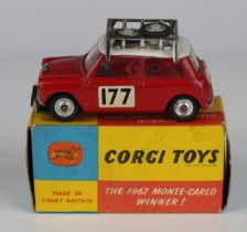 A Corgi Toys No. 339 Monte Carlo BMC Mini Cooper S, boxed with membership application form.Buyer’s