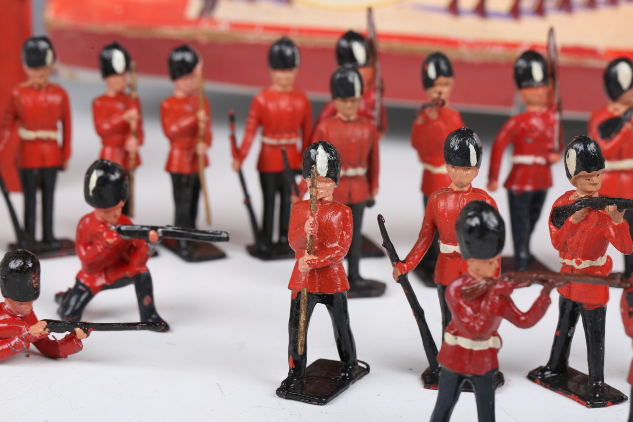 A collection of Crescent Toys lead figures, including sentries and sentry box, cavalry, Life Guards, - Image 14 of 15