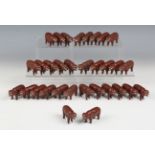 Thirty-two Crescent Toys lead figures of brown bears.Buyer’s Premium 29.4% (including VAT @ 20%)