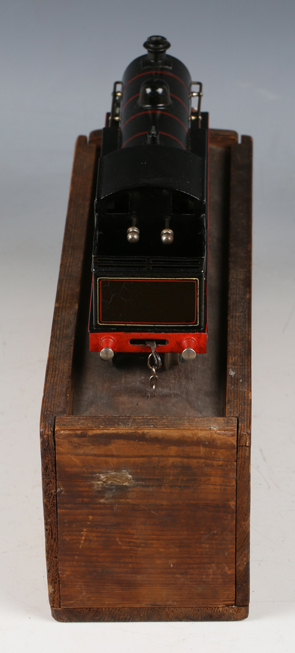 A Bing for Bassett-Lowke gauge O clockwork Precursor tank locomotive 44, L&NWR lined black (crazing, - Image 5 of 8