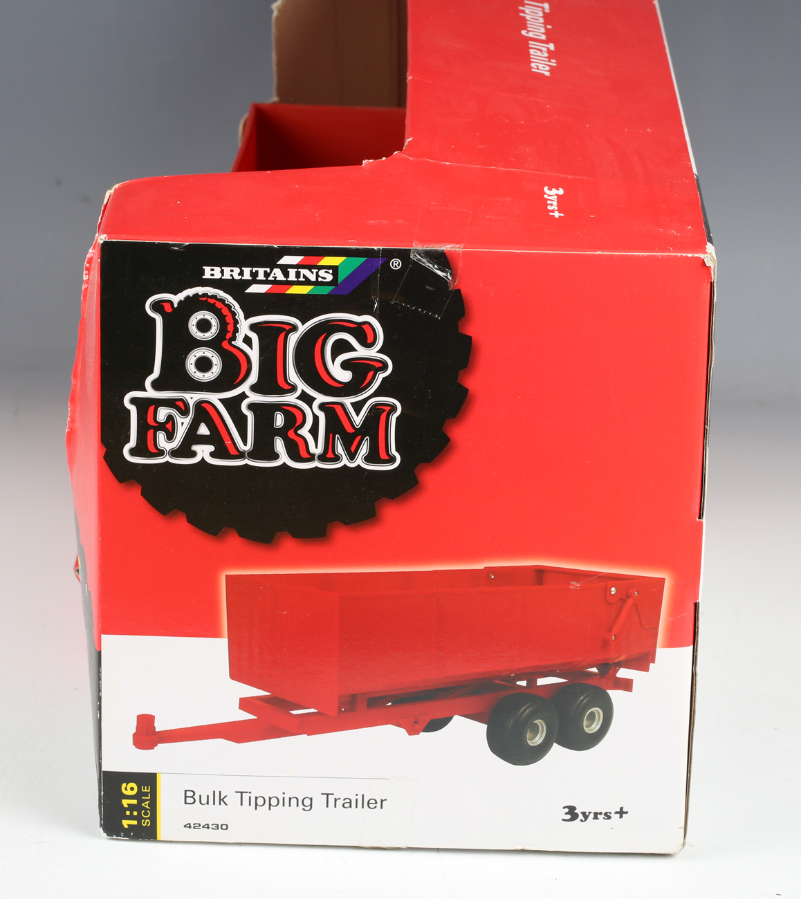 A Britains Big Farm radio control New Holland T6070 tractor and a bulk tipping trailer, both - Image 2 of 15