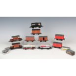 A collection of Lima and Airfix gauge OO railway items, including diesel locomotives, coaches and