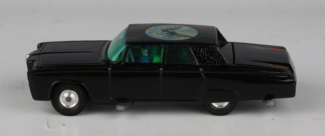 A Corgi Toys No. 268 The Green Hornet's Black Beauty, boxed with diorama, one missile and three - Image 7 of 9