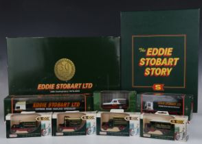 A collection of Eddie Stobart liveried diecast vehicles, comprising a Corgi Limited Edition No.