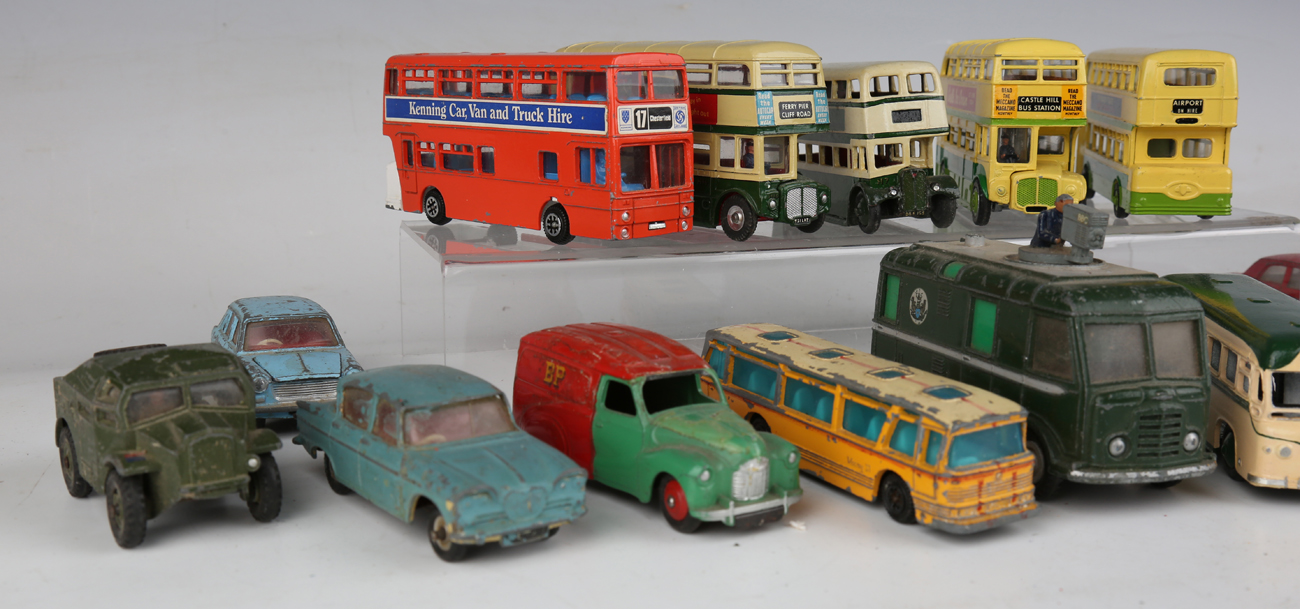 A collection of Dinky Toys and Supertoys vehicles and accessories, including a No.15 railway signals - Image 4 of 12