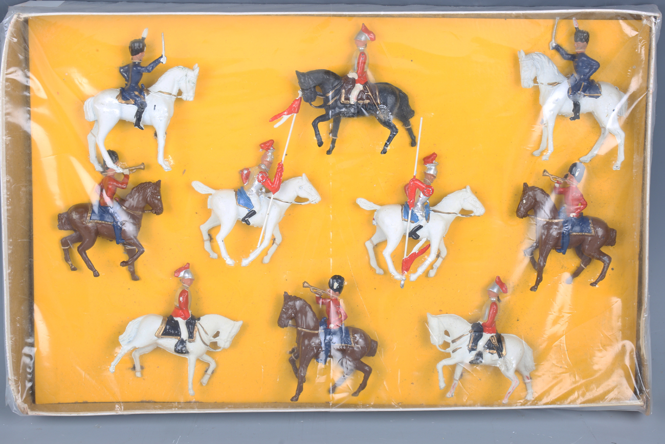 A collection of Crescent Toys lead figures, including sentries and sentry box, cavalry, Life Guards, - Image 2 of 15