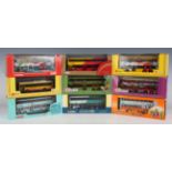 Twenty-seven Corgi Classics collectors' buses and double-deck buses in various Hong Kong liveries,