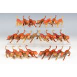 Twenty-three Crescent Toys lead figures of tigers (some surface marks).Buyer’s Premium 29.4% (
