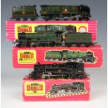 A small collection of Hornby Dublo two and three-rail locomotives, comprising a No. 2221