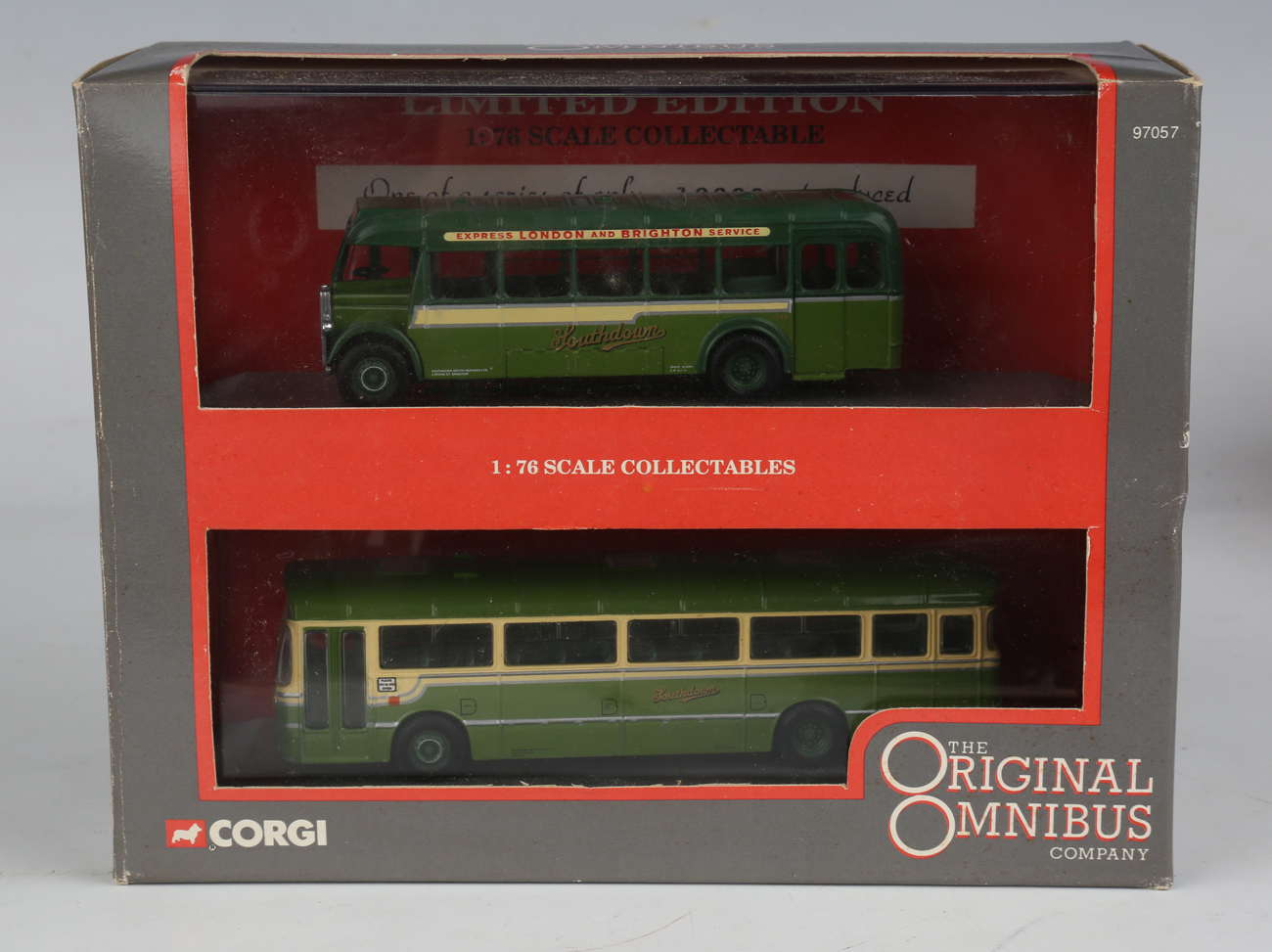 Five Corgi Original Omnibus Southdown buses and coaches, including a Code 3 promotional model 'The - Image 16 of 19