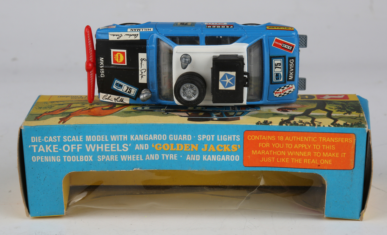 A Corgi Toys No. 302 Hillman Hunter, within a window box (lacking kangaroo, box creased, window - Image 4 of 21