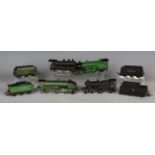 A good collection of gauge OO metal and plastic-bodied locomotives, tenders and tank locomotives,