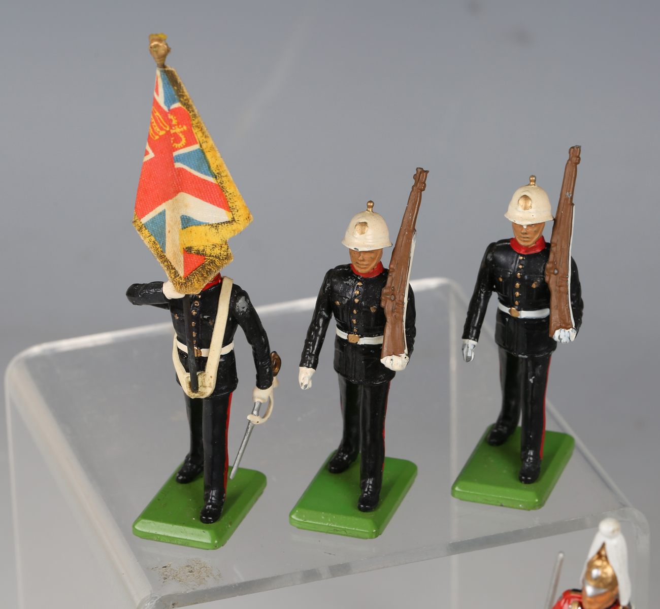 A small collection of Britains figure sets, including four No. 7230 Lifeguard mounted, four No. 7247 - Image 16 of 16