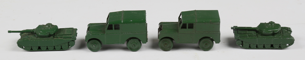 A collection of diecast vehicles, including a Spot-On Land Rover, Budgie Toys, a towing tender and - Image 5 of 13