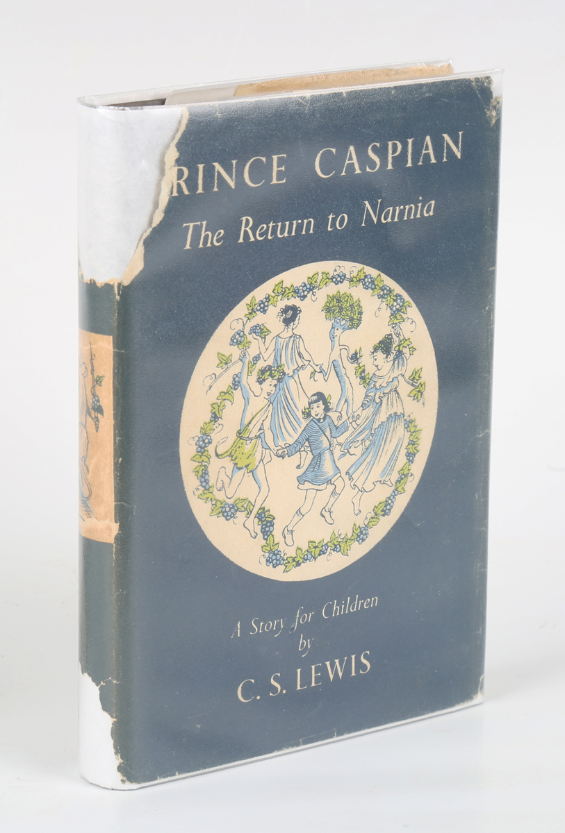 LEWIS, C.S. Prince Caspian. The Return to Narnia. London: Geoffrey Bles, 1951. First edition, 8vo (