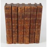 PLUTARCH. Plutarch's Lives…translated from the Greek. London: J. and R. Tonson, 1758. 6 vols.,