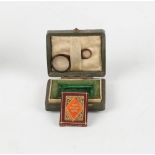 MINIATURE BOOK. The English Bijou Almanac for 1838. Poetically Illustrated by L.E.L. London: