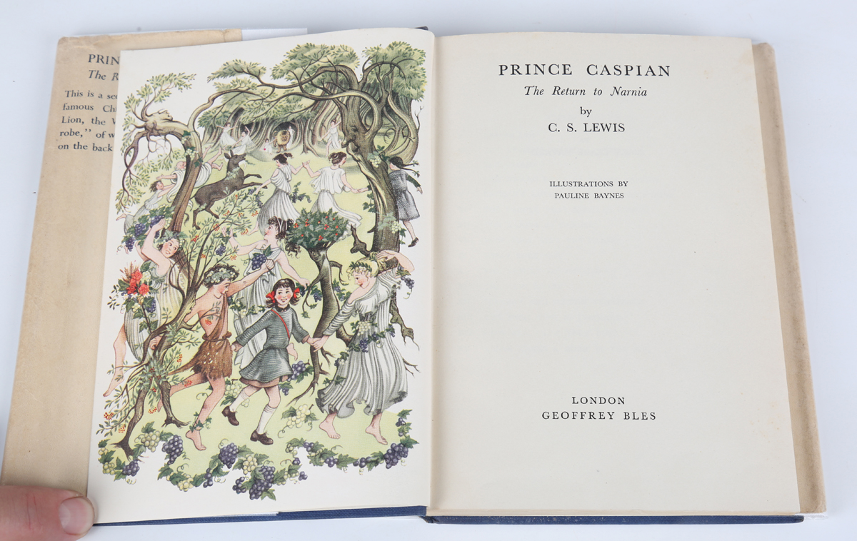 LEWIS, C.S. Prince Caspian. The Return to Narnia. London: Geoffrey Bles, 1951. First edition, 8vo ( - Image 2 of 2