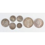 A collection of 19th century German and German States silver, mixed metal and copper coinage,