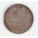 An Austrian States Ferdinand II silver thaler 1577-1595, obverse with half-length portrait holding