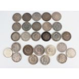 A group of 19th and 20th century France silver five, ten and fifty francs.Buyer’s Premium 29.4% (
