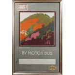 Frederic Gregory Brown - '(Near Dorking) By Motor Bus' (London Underground Poster), lithograph in