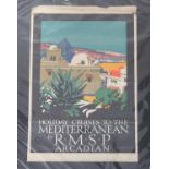 Frank Newbould - 'Holiday Cruises to the Mediterranean by R.M.S.P. Arcadian (Ocean Liner Travel