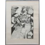 Glynn Thomas - 'Animal Farm', 20th century etching with aquatint, signed, titled and editioned 16/50